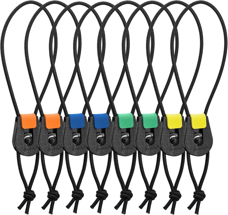 SAMSFX Fishing Rods Belt Stretchy Wrap Pole Straps Elastic Cable Ties for Casting, Spinning & Fly Rods - Image 1